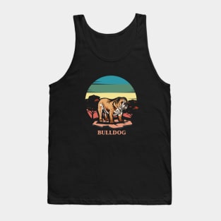 Bulldogs | Retro design for Dog Lovers Tank Top